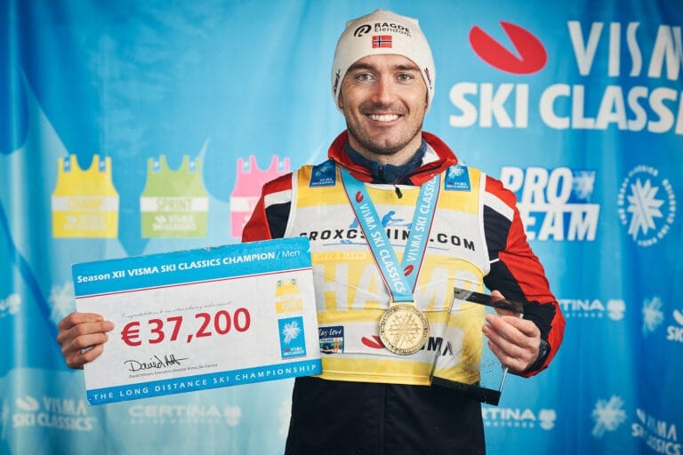 Andreas Nygaard on Ski Classicisin ensimmäinen kolmen kokonaisvoiton mieshiihtäjä