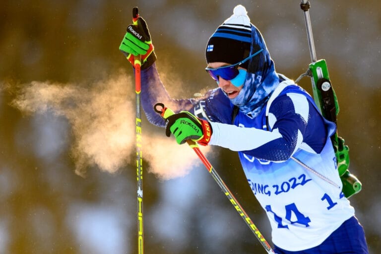 Tero Seppälä oli 9:s ampumahiihdon miesten 15 kilometrin yhteislähtökisassa