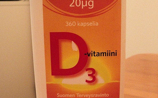 Saatko tarpeeksi D-vitamiinia?