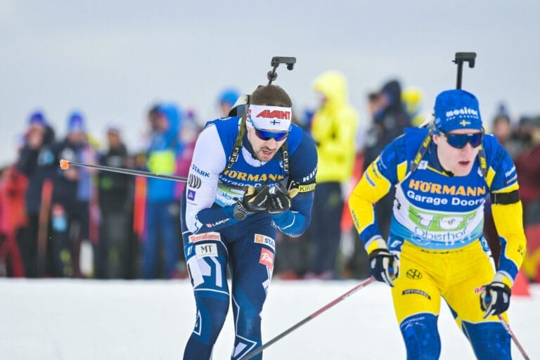 Minkkinen ja Hiidensalo joutuivat täpärästi sakkoringille, Suomi MM-pariviestissä 10:s