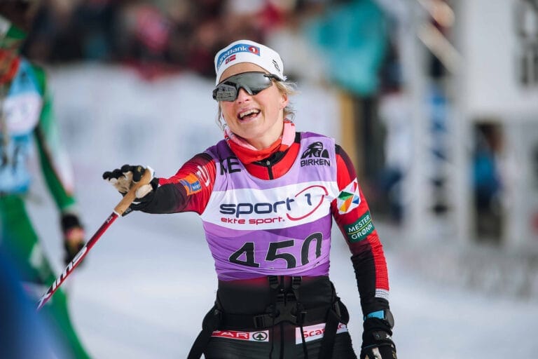 Johaug juhli ylivoimaista voittoa Norjan mestaruuskisoissa