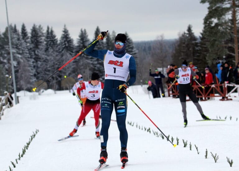 Mattila, Niemelä, Melnits, Torvinen, Kähärä ja Voutilainen sprinttimestarit Pyhäjärvellä