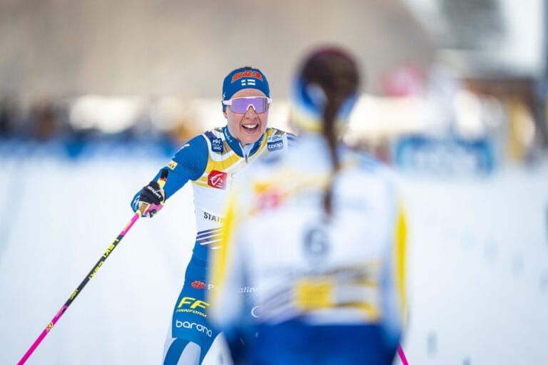 Kerttu Niskanen kamppaili Ebba Anderssonin jälkeen toiseksi – Johanna Matintalo oli Les Roussesissa seitsemäs, Krista Pärmäkoski kymmenes