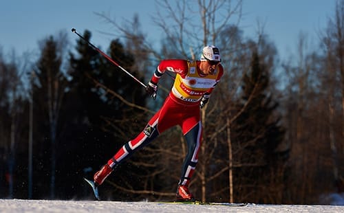 Northug johti norjalaisnäytöstä