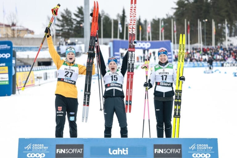 Krista Pärmäkoski hiihti voittoon Salpausselän 20 kilometrillä