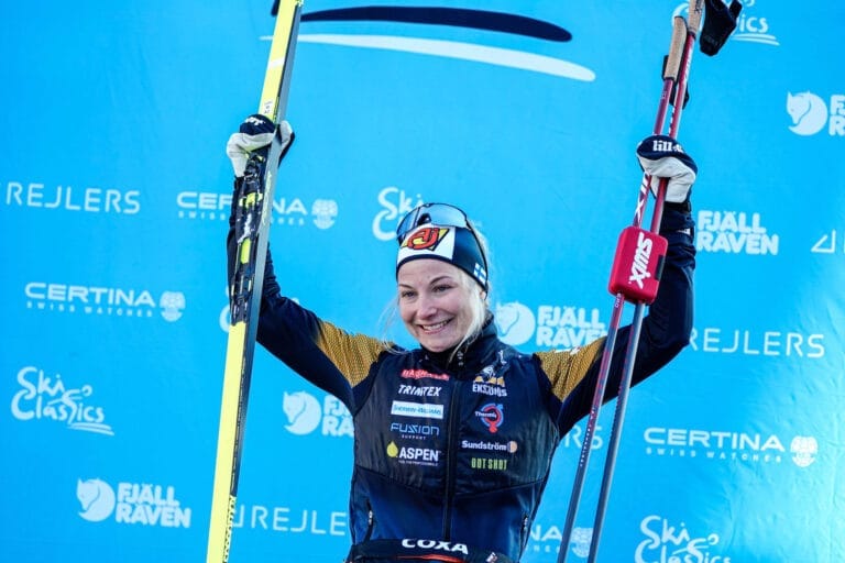 Kati Roivas toinen 3 Zinnen Ski Marathonilla
