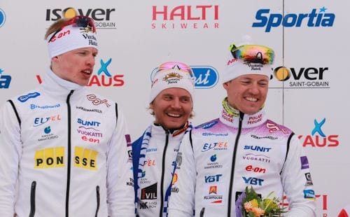 Hämeenlinnan Hiihtoseura ja Vuokatti Ski Team Kainuu juhlivat Rukalla