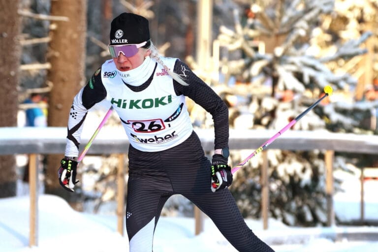 Kaisa Mäkäräinen kävi väläyttämässä hiihtovoimaansa SM-kisoissa