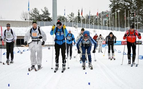 Perinne-Finlandian hiihtäjät selvisivät onnellisesti perille Lahteen