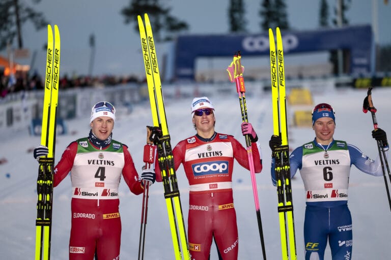 Vuorinen hiihti suomalaisvärit 14 vuoden tauon jälkeen sprintin palkintosijalle Rukalla