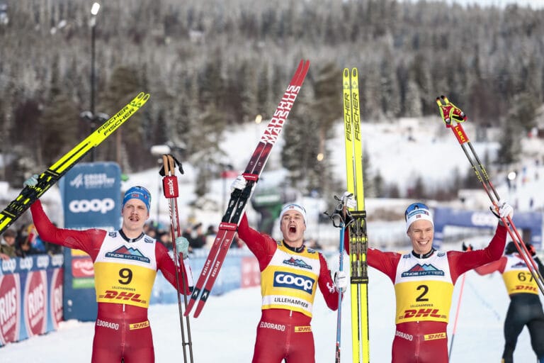 Norjan mieshiihtäjät valtasivat kärkisijat Lillehammerin yhdistelmäkilpailussa