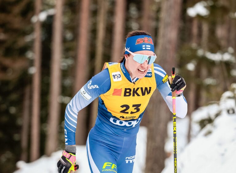 Kerttu Niskanen hiihti kauden ensimmäisen maailmancupin palkintosijansa