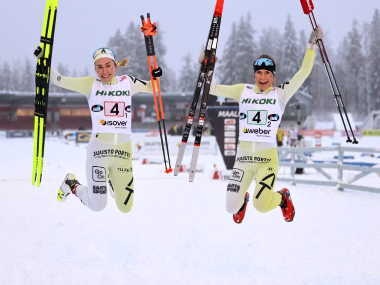 AT Ski Team sivakoi naisten parisprintin Suomen mestariksi