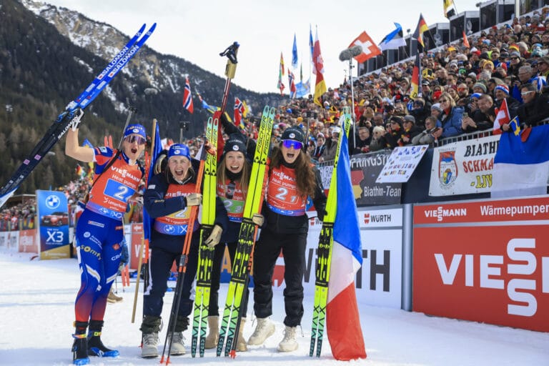 Ranska tykitti naisten MM-viestissä musertavaan voittoon