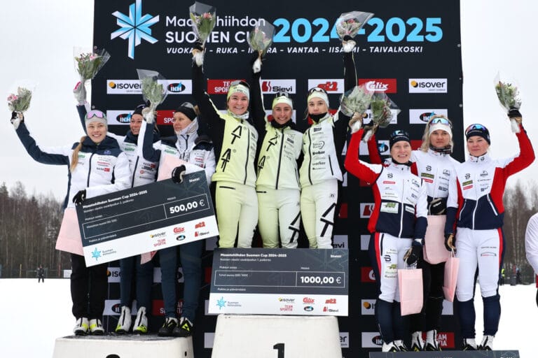 AT Ski Team hiihti voittoon naisten Suomen Cupin viestissä Vantaalla