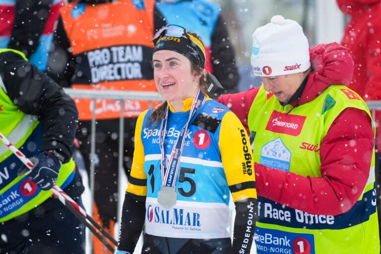Ebba Andersson osoitti vahvuutensa myös Ski Classicsin puolella
