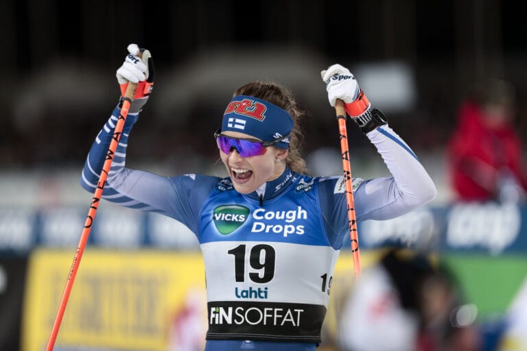 Jasmin Kähärä kiri sprinttifinaaliin Lahdessa