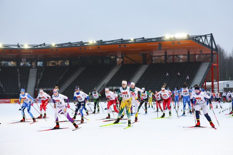 Tampereen nuorten SM-hiihdot yhteislähtö