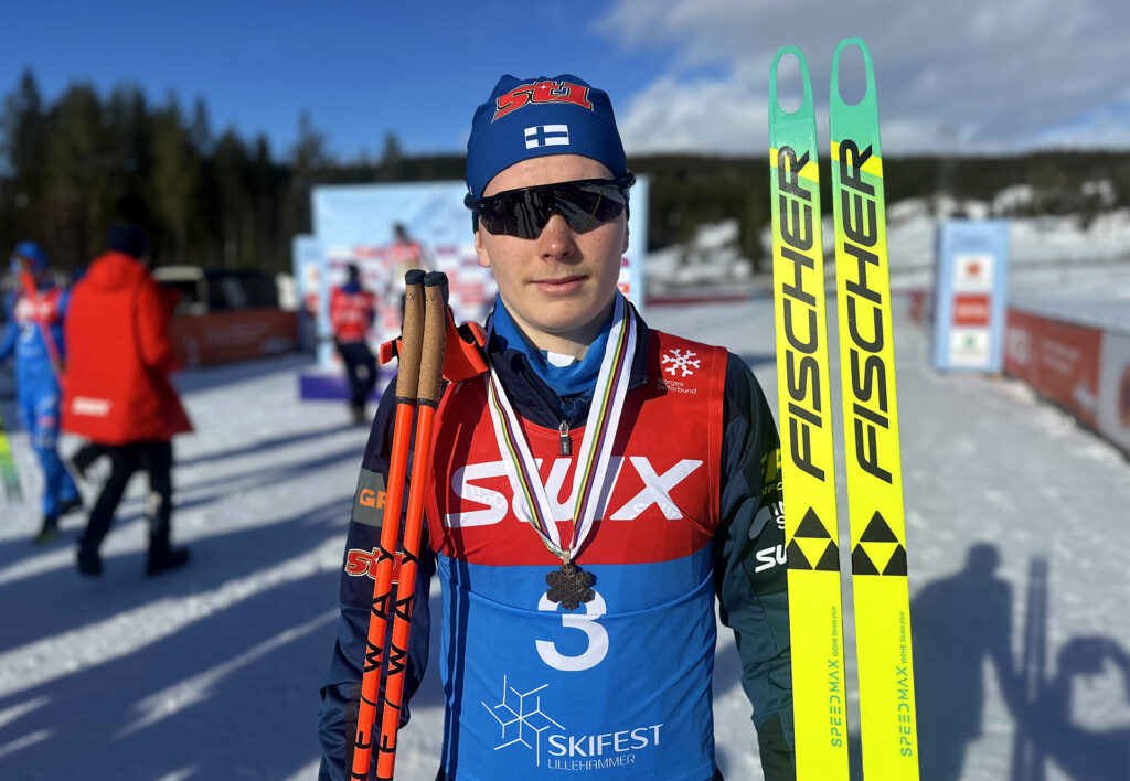 mitalin kiiltoa Anton Kemppi