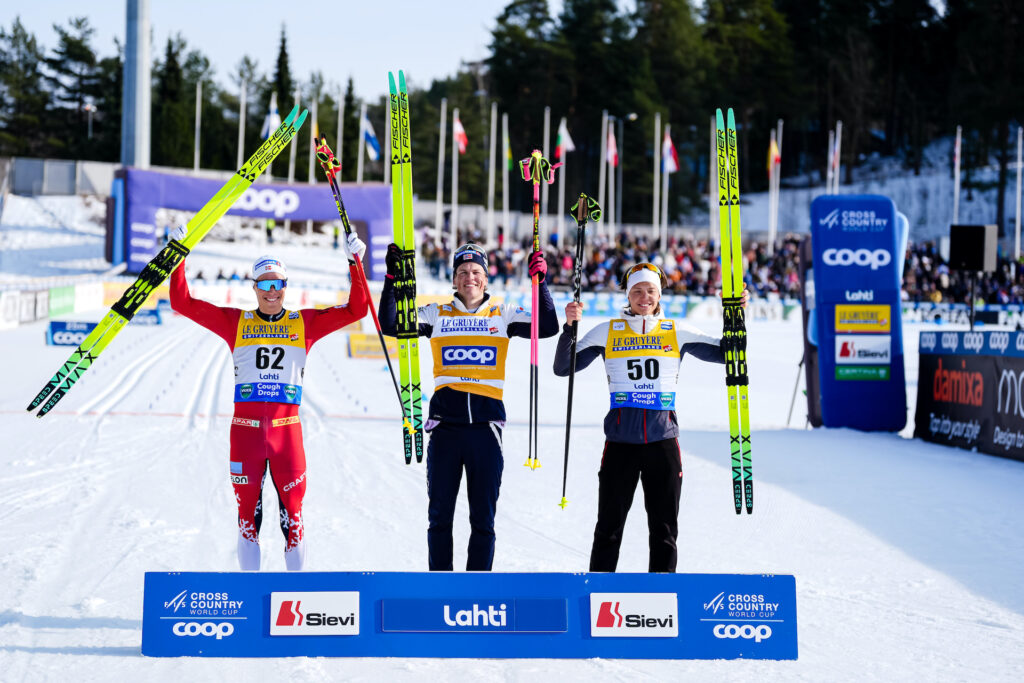 Salpausselän kisat miesten 10 km podium