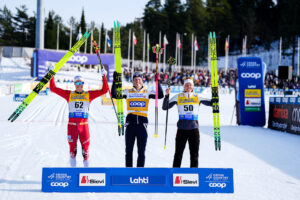 Salpausselän kisat miesten 10 km podium
