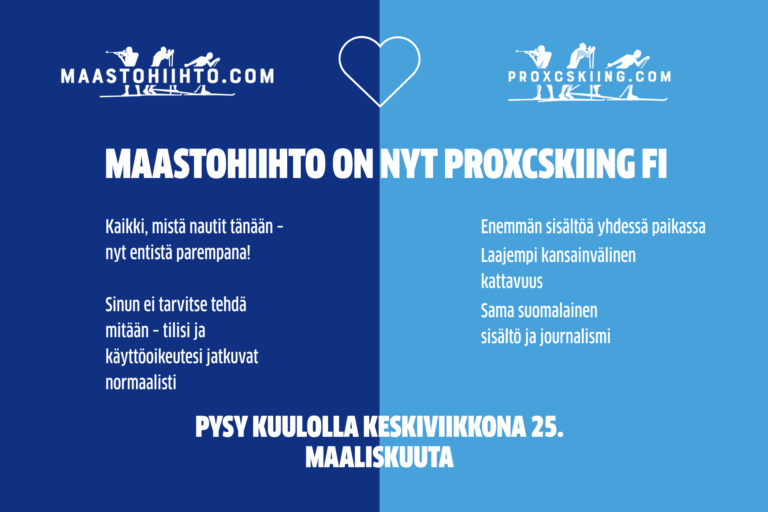 Maastohiihto on pian osa ProXCSkiingiä – mitä tämä tarkoittaa sinulle